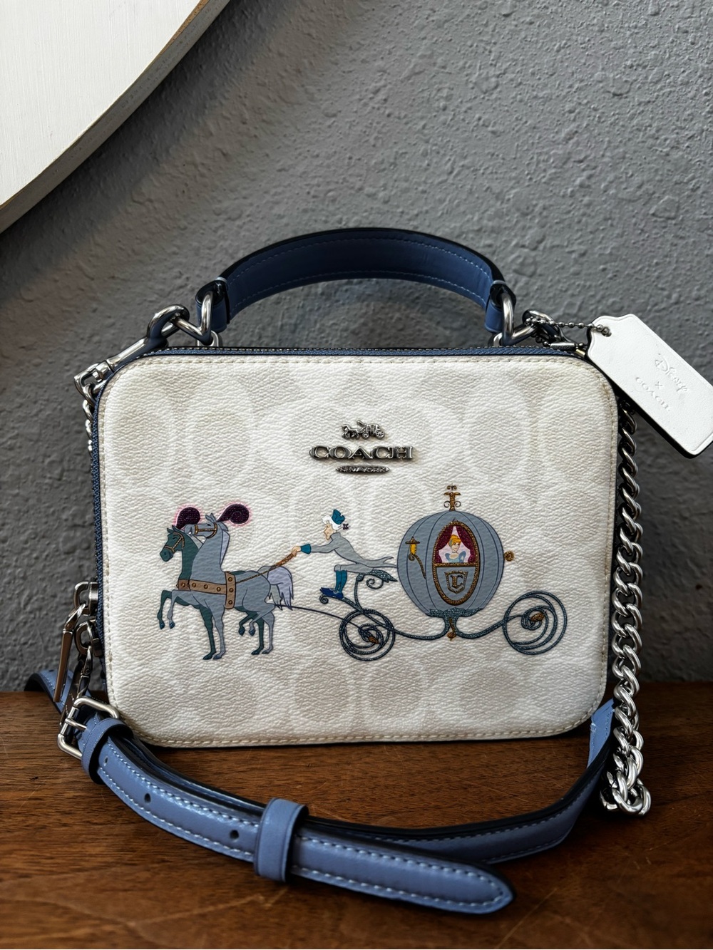 Coach + Disney Cinderella Carriage Signature Crossbody Bag